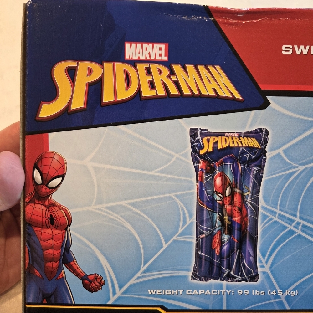 NIB Marvel Spider-Man Inflatable Swim Raft – Bestway Pool Float Ages 3+ - Picture 6 of 7